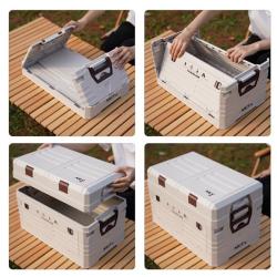 Nils Skládací box s víkem Camp NCB4003 50L šedý