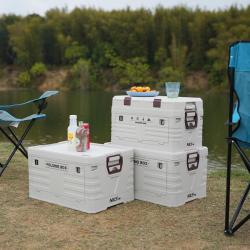 Nils Skládací box s víkem Camp NCB4003 50L šedý