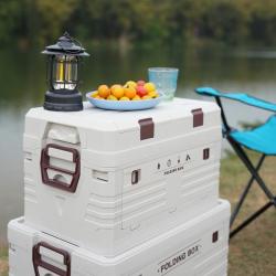 Nils Skládací box s víkem Camp NCB4003 50L šedý