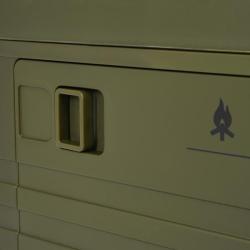 Nils Skládací box s víkem Camp NCB4003 50L zelený