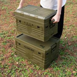 Nils Skládací box s víkem Camp NCB4003 50L zelený