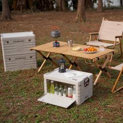 Nils Skladací box s vekom Camp NCB4004 50L sivý