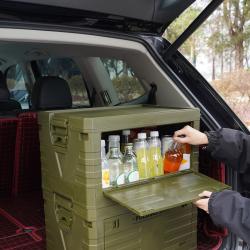 Nils Skladací box s vekom Camp NCB4004 50L zelený