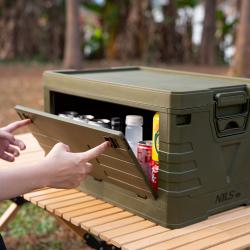 Nils Skladací box s vekom Camp NCB4004 50L zelený