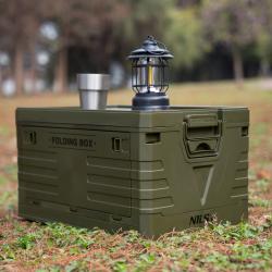 Nils Skladací box s vekom Camp NCB4004 50L zelený