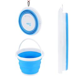 NILS CAMP Skladací vedro NC1731 modré 10 l