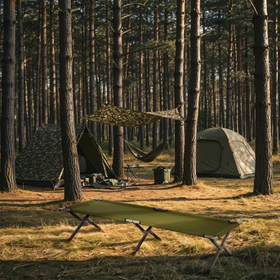 Nils Skládací kempingová postel Camp NC2756 200 cm