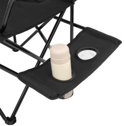 Nils Skladacia kempingová stolička Camp NC3301 čierna