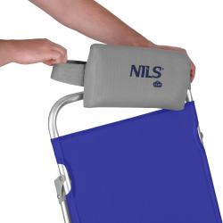Nils Skládací kempingové křeslo Camp NC3502 šedé/modré