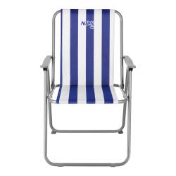 Nils Skládací kempingové křeslo Camp NC3503 modré/bílé