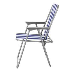 Nils Skládací kempingové křeslo Camp NC3503 modré/bílé