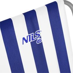 Nils Skládací kempingové křeslo Camp NC3503 modré/bílé