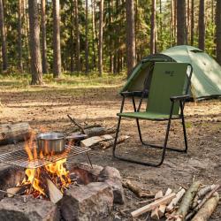 Nils Skládací kempingové křeslo Camp NC3503 zelené
