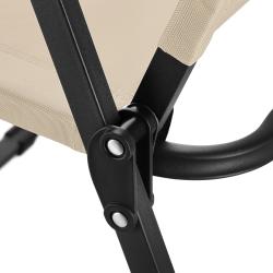 NILS NC4307 béžové skládací kempingové křeslo