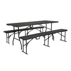 Nils Skládací kempingový stůl Camp NC1618 antracitový