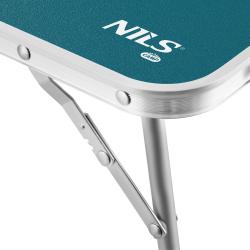 Nils Skladací kempingový stôl Camp NC3402 60x40x25 cm modrý