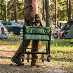 NILS Camp NC4306 zelený Skládací kempingový vozík