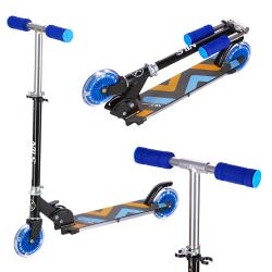 Nils Extreme HD025 LED modrá skladacia kolobežka