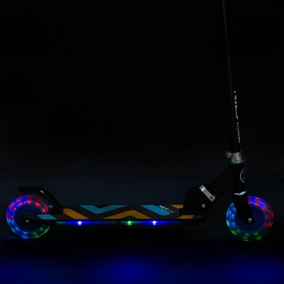 Nils Extreme HD025 LED modrá skládací koloběžka