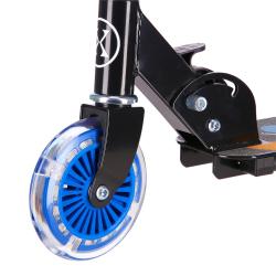 Nils Extreme HD025 LED modrá skladacia kolobežka