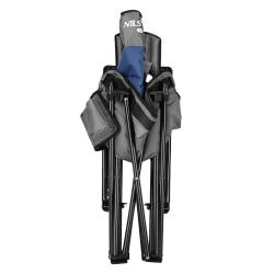 NILS CAMP Skládací křeslo NC3075 modré