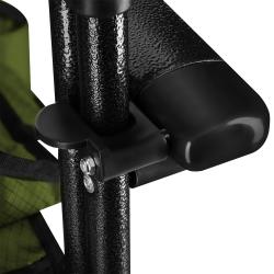 NILS CAMP Skladacie kreslo NC3075 zelené