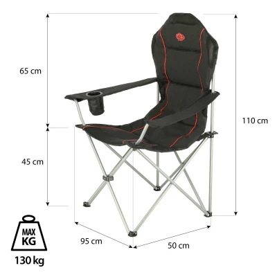 Nils Skládací křeslo Camp NC3080 černé