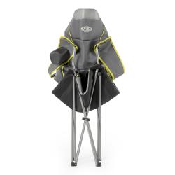 Nils Skladacie kreslo Camp NC3080, sivé