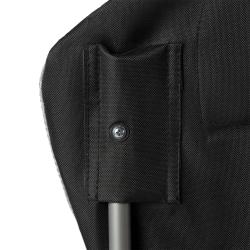 NILS CAMP Skladacie kreslo NC3080 svetlo-šedé