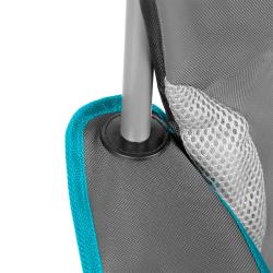 NILS CAMP Skladacie kreslo NC3080 svetlo-šedé