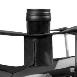 Nils Skladacie kreslo Camp NC3080 tmavo šedé