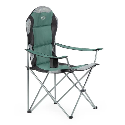 NILS CAMP Skládací křeslo NC3080, zelené