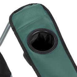 NILS CAMP Skladacie kreslo NC3080, zelené