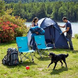 Nils Skladacie kreslo Camp NC3704 modré