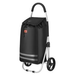 NILS NC4304 45L černá Skládací nákupní taška na kolečkách