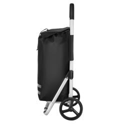 NILS NC4304 45L černá Skládací nákupní taška na kolečkách