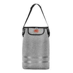 NILS NC4305 Premium 50L šedá Skládací nákupní taška na kolečkách