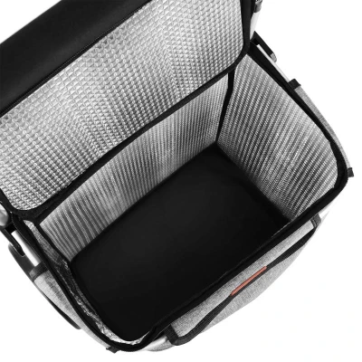 NILS NC4305 Premium 50L šedá Skládací nákupní taška na kolečkách