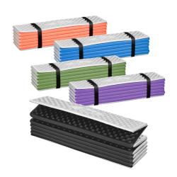 Nils Skladacia penová karimatka Camp NC1768 s reflexnou vrstvou čierna