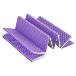 Nils Skladacia penová karimatka Camp NC1768 s reflexnou vrstvou fialová