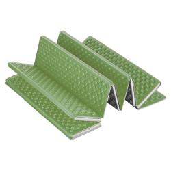 Nils Skládací pěnová karimatka Camp NC1768 s reflexní vrstvou zelená