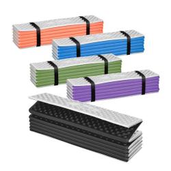 Nils Skládací pěnová karimatka Camp NC1768 s reflexní vrstvou zelená