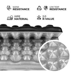 Nils Skládací pěnové sedátko s reflexní vrstvou Camp NC17105 černé