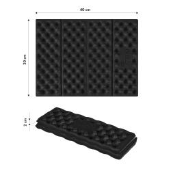 Nils Skladacie penové sedátko s reflexnou vrstvou Camp NC17105 čierne