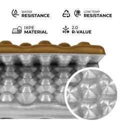 Nils Skladacie penové sedátko s reflexnou vrstvou Camp NC17105 hnedé