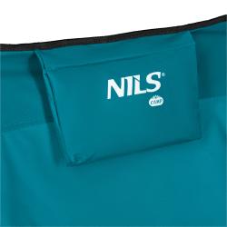 Nils Skladacie plážové kreslo Camp NC3306 modré/čierne