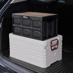 Nils Skládací přepravka Camp NCB4005 s dřevěným víkem 2v1 20L