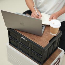 Nils Skladací prepravka Camp NCB4005 s dreveným vekom 2v1 20L