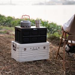 Nils Skladací prepravka Camp NCB4005 s dreveným vekom 2v1 20L