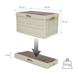 Nils Skladacia prepravka Camp NCB4007 s dreveným vekom 2v1 50L